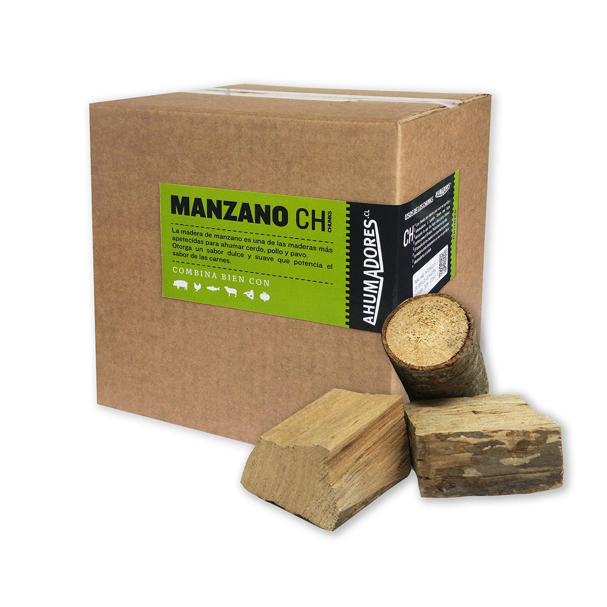 Chunks para Ahumar - 2 KG