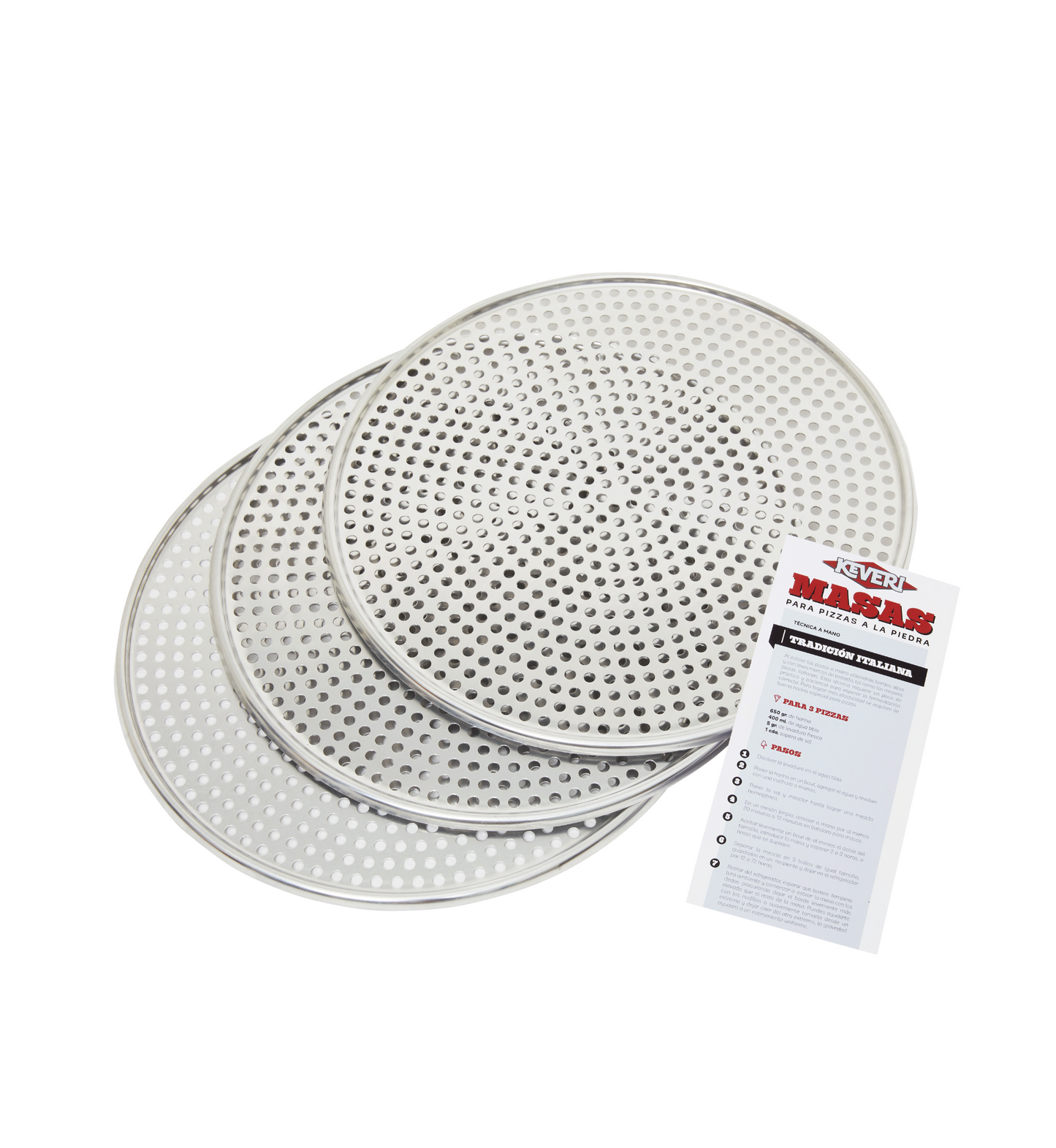 Pack Rejillas para Pizza Keveri