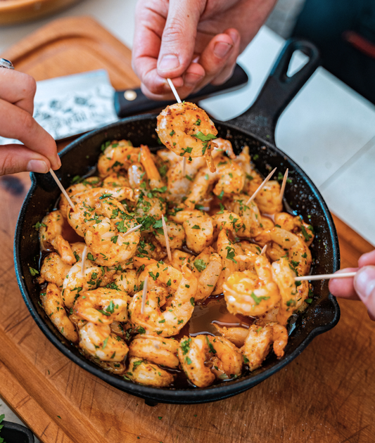 Camarones al pil pil